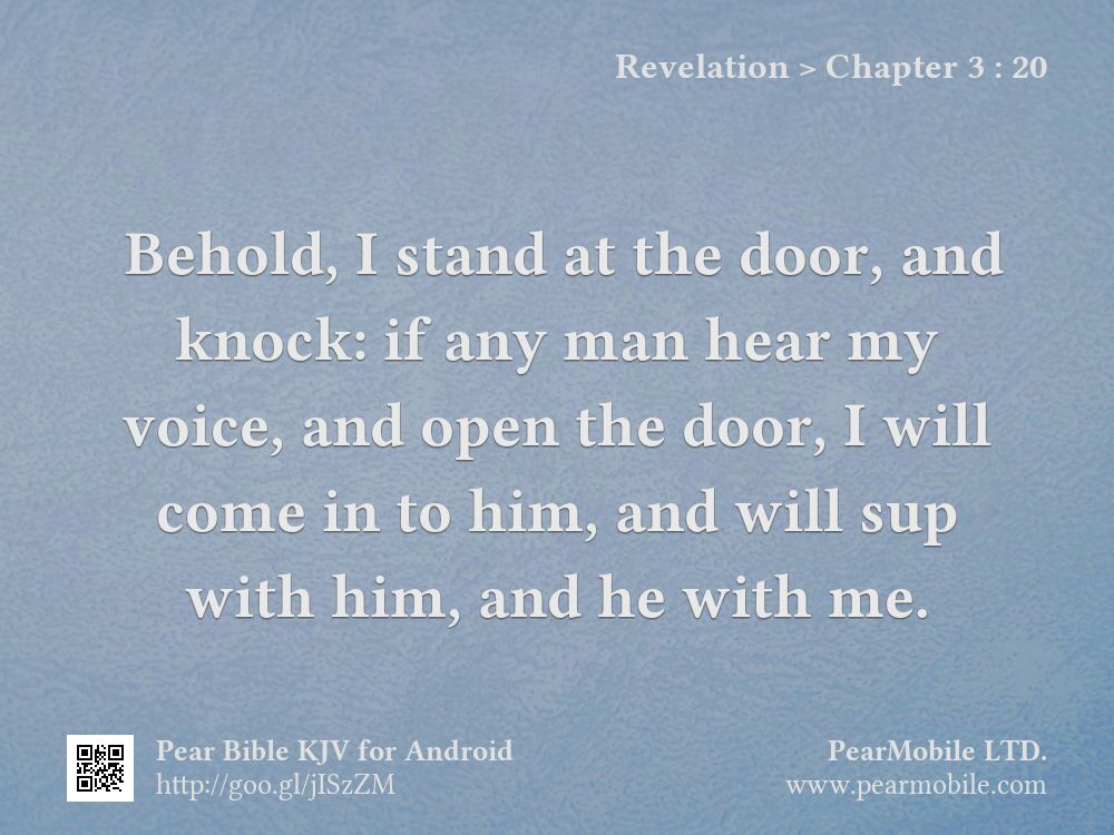 Revelation, Chapter 3:20